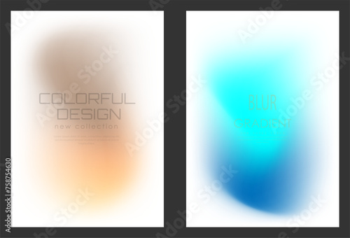 Gradient with blur, Background for the design of the title pages of a book, magazine catalog. A template for a banner, poster and brochure. An abstract version of modern design