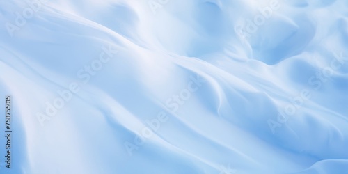 Serene Blue Snowdrift Texture - Abstract Winter Background © Andrei