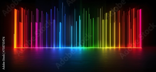 Rainbow Lights A Colorful Spectacle for the Month of Pride Generative AI