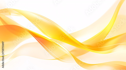 Abstract light yellow background, transparent gradient stained glass background 3D rendering © lin