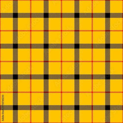 yellow tartan seamless vector pattern