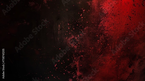 Dark Black Red Spot Color Gradient Rough Abstract Background