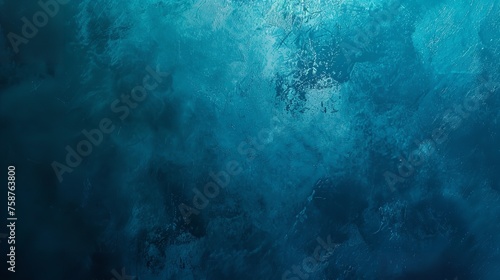 Dark Blue Teal Color Gradient Rough Abstract