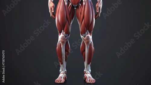 Human Muscular System: Leg Muscles, Tensor Fasciae Latae photo