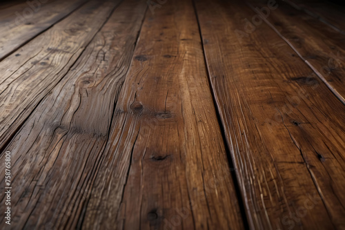 Wooden floor, close up, blur