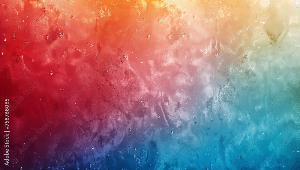 Rainbow Blue Background Wallpaper in the Style