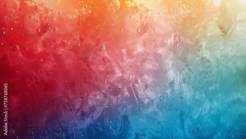 Rainbow Blue Background Wallpaper in the Style