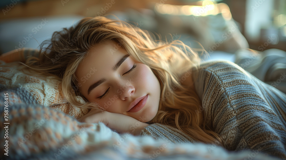 At dawn, a striking man and a captivating woman lay nestled together in the warmth of a cozy bedroom. At dawn, a striking man and a captivating woman lay nestled together in the warmth of a cozy bedroom.