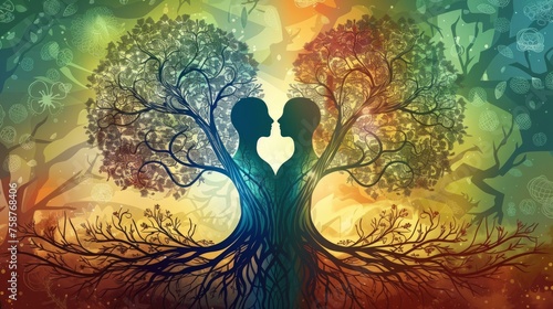 Entwined Souls Amidst the Seasons of Life