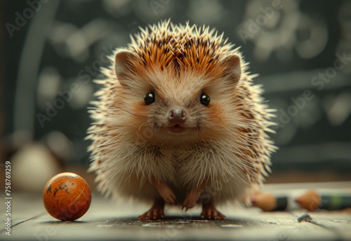 Hedgehog and ball