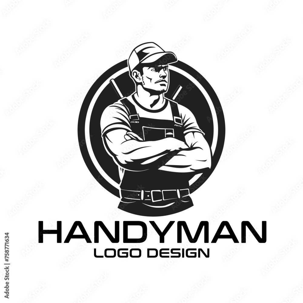 Handyman Vector Logo Design Handyman Vector Logo Design