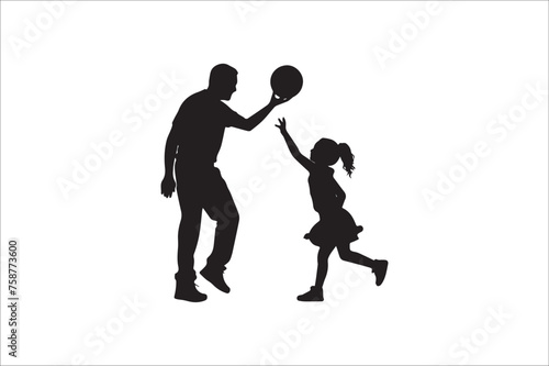 Father and daughter Silhouette  Father and Son Silhouette  Father Son and daughter Silhouette  father son and daughter silhouette tattoo.