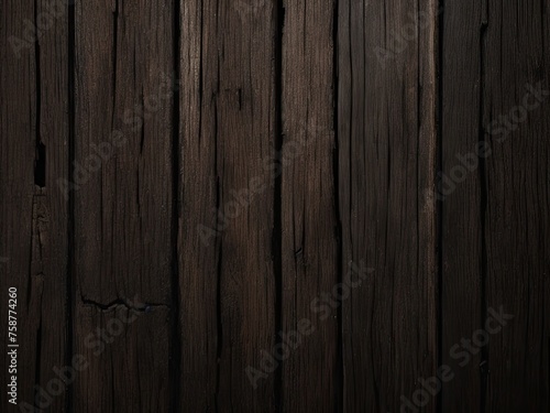 Dark wood panel with deteriorated texture