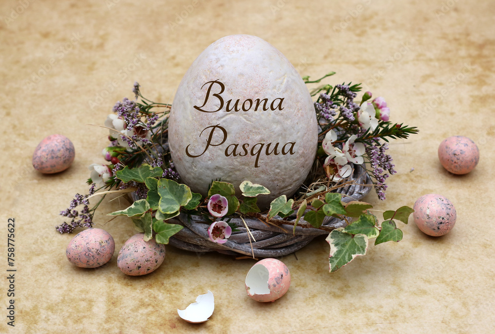 Biglietto di auguri di Pasqua – Biglietto di auguri di Pasqua – religioso per amici o familiari