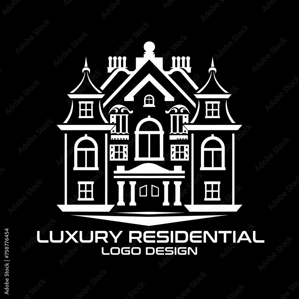 Luxury Residential Vector Logo Design