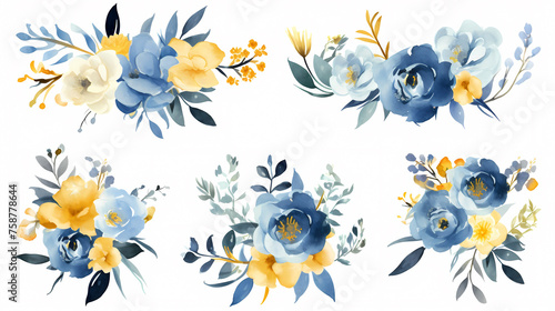 Colorful seamless floral pattern, spring flowers © Derby