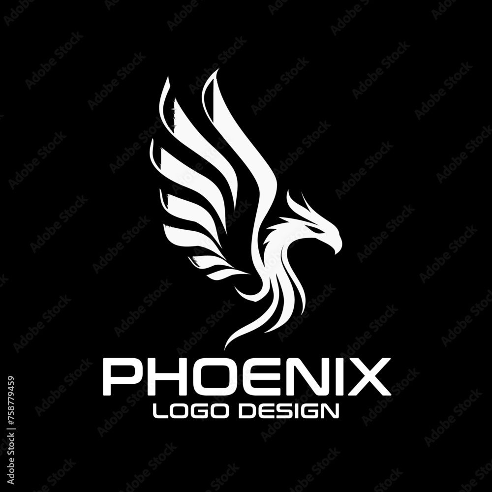 Phoenix Vector Logo Design Phoenix Vector Logo Design