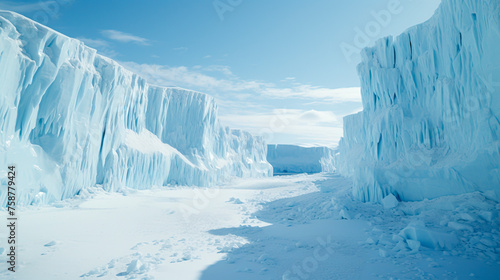 Capturing the Majestic Beauty of Antarctica's Ice Wall: A Photographer's Frozen Paradise