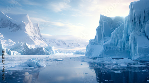 Frozen Beauty: Capturing the Majestic Ice Walls of Antarctica