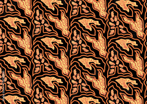 Batik Indonesian: is a technique of wax-resist dyeing applied to whole cloth, or cloth made using this technique originated from Indonesia.