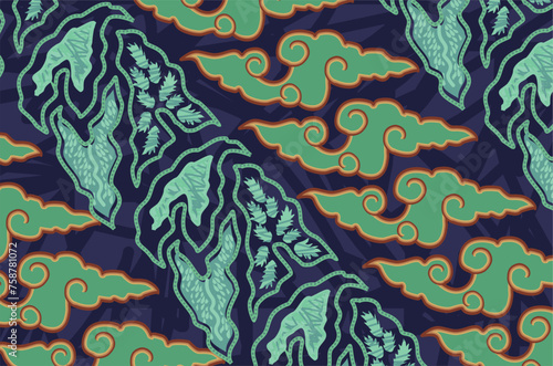 Batik Indonesian: is a technique of wax-resist dyeing applied to whole cloth, or cloth made using this technique originated from Indonesia.