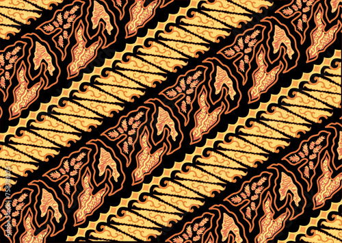 Batik Indonesian: is a technique of wax-resist dyeing applied to whole cloth, or cloth made using this technique originated from Indonesia.