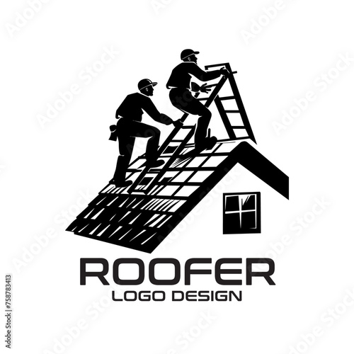 Roofing Vector Logo Design