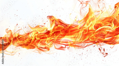 激しく燃える灼熱の炎	