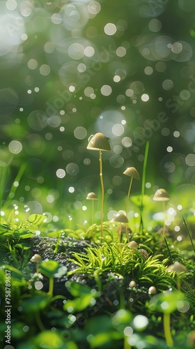 mushroom macro photo
