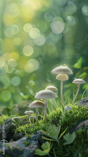 mushroom macro photo