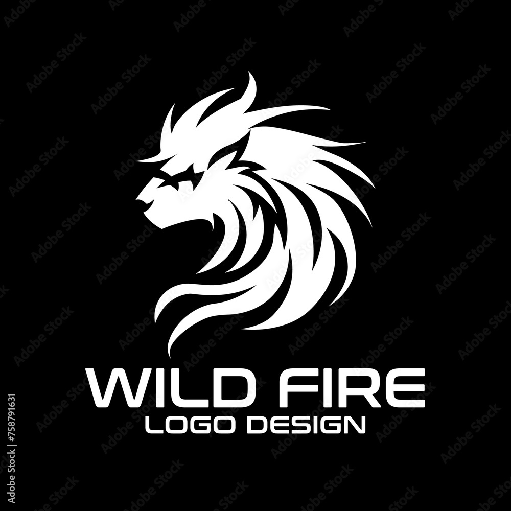 Wild Fire Vector Logo Design