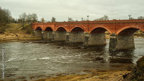 Majestic Marvel: Celebrating the Beauty of Kuldiga's Red Brick Bridge