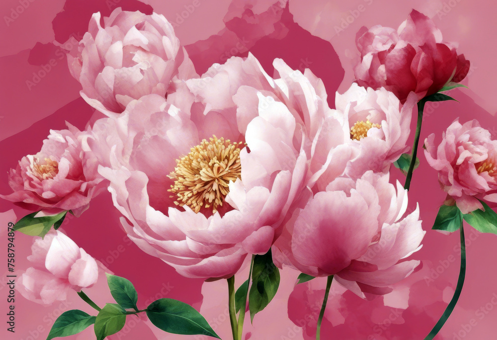 Mother's posters peony brochure invitation illustration WaterColor greeting card banners day Wallpaper Pink flowers scount background voucher Mother Text Frame Vector Flower Mother's posters peony brochure invitation illustration WaterColor greeting card banners day Wallpaper Pink flowers scount background voucher Mother Text Frame Vector Flower