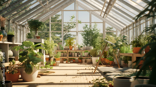 greenhouse with flowers,greenhouse with plants