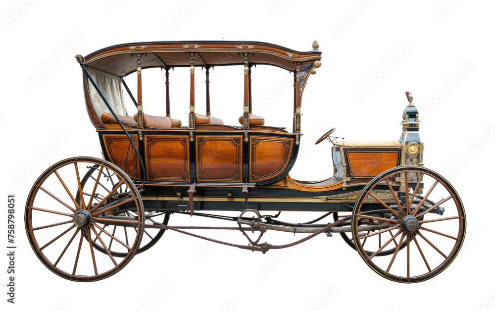 Rolling Carriage isolated on transparent Background