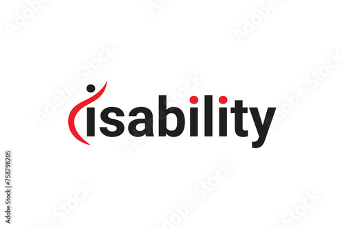 Disability care provider logo, isability logo