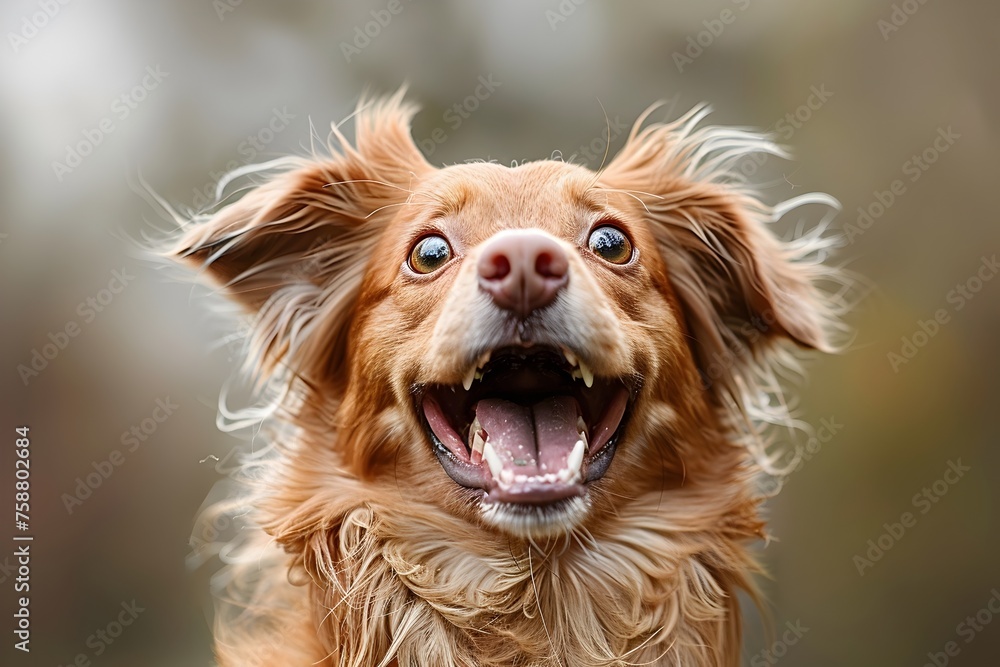 Funny Dog's Hilarious Facial Expressions and Playful Poses Radiate Endearing Energy