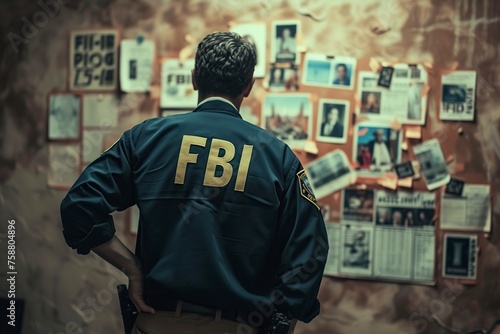 FBI agent working on an important case