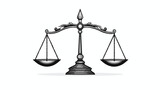Balance and weight for measurement or law