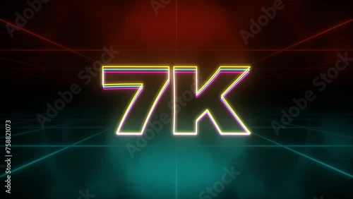 7k animation retro background photo