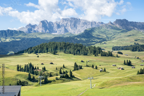 Seiser Alm (Alpe di Siusi), South Tyrol, Italy.