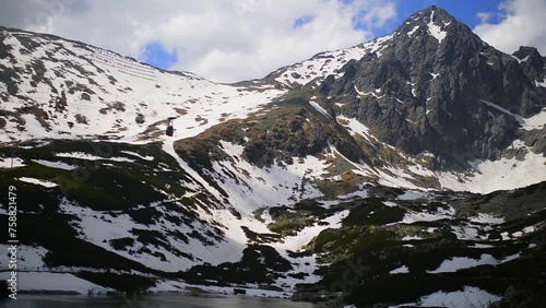 Lomnicky Stit in High Tatras mountains of Slovakia photo