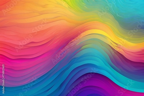 abstract gradient colorful background with waves