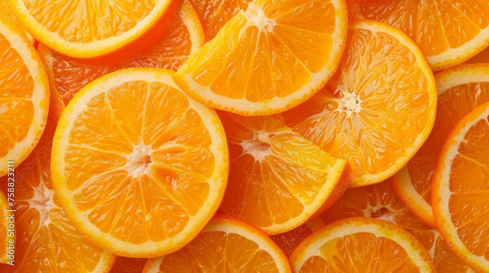 Background of juicy orange slices Background of juicy orange slices