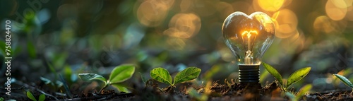 A heart made of glass is placed in a field of green grass