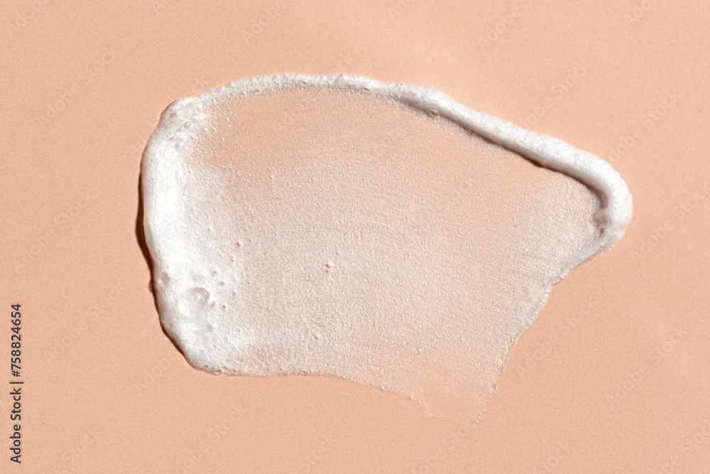 Fototapeta premium Face cleansing mousse sample