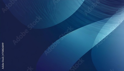 modern abstract gradient dark navy blue banner background