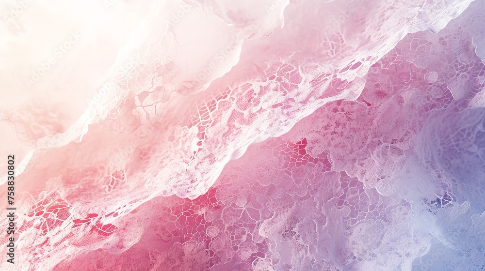 Fototapeta premium Beautiful Watercolor Background Lace Texture
