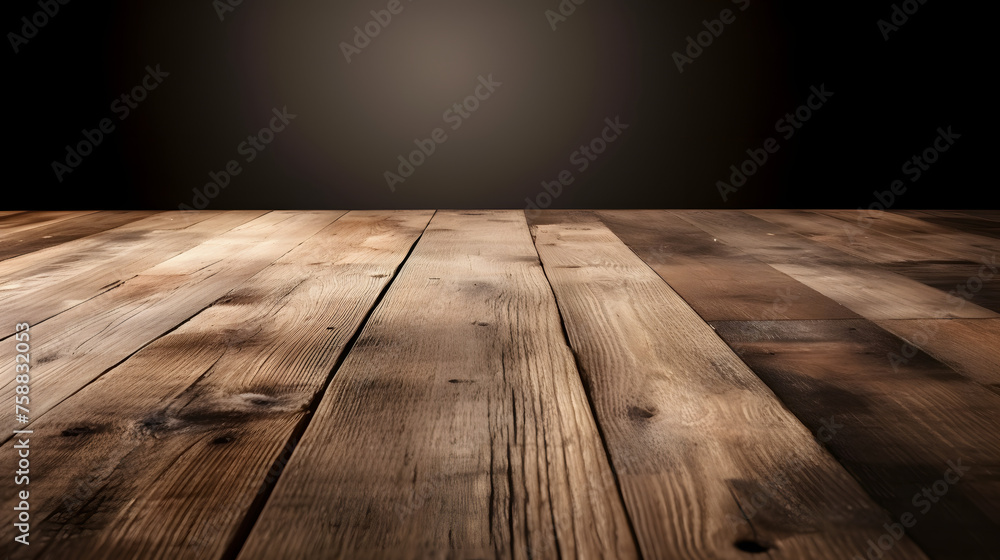 Empty wooden table in front of white background Empty wooden table in front of white background