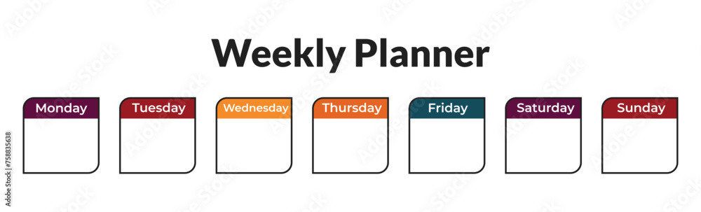 weekly planner notes weekly planner notes